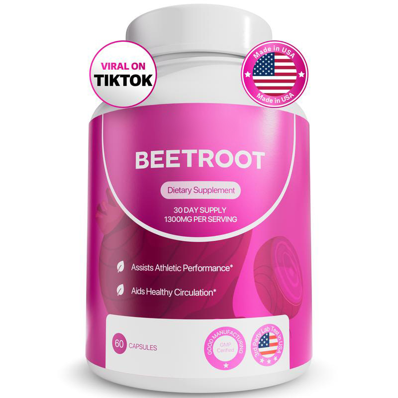 Private Label OEM Natural Beetroot Capsules Organic Beetroot Supplements Vegan Beetroot Extract Capsule
