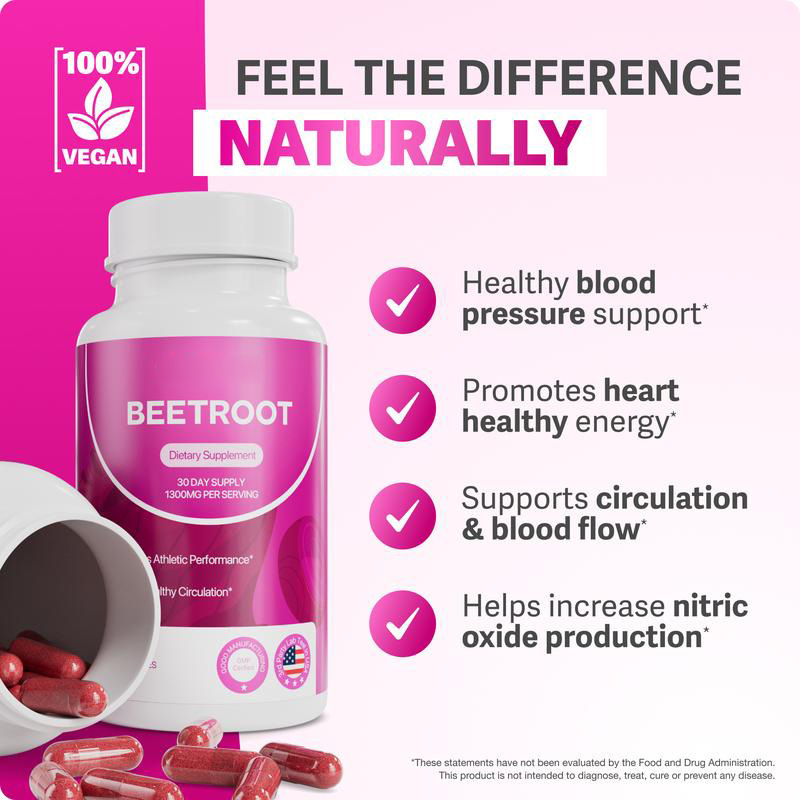 Private Label OEM Natural Beetroot Capsules Organic Beetroot Supplements Vegan Beetroot Extract Capsule