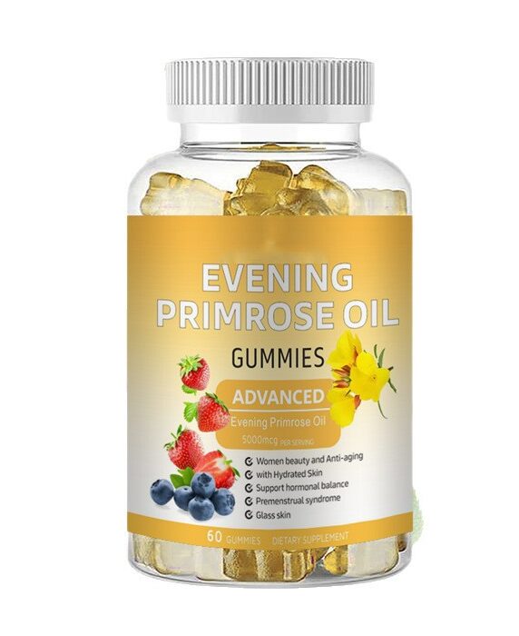 Evening Primrose Oil Herbal Supplement OEM/ODM Private Label Natural Evening Primrose Oil Gummies