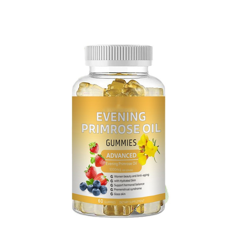 Evening Primrose Oil Herbal Supplement OEM/ODM Private Label Natural Evening Primrose Oil Gummies