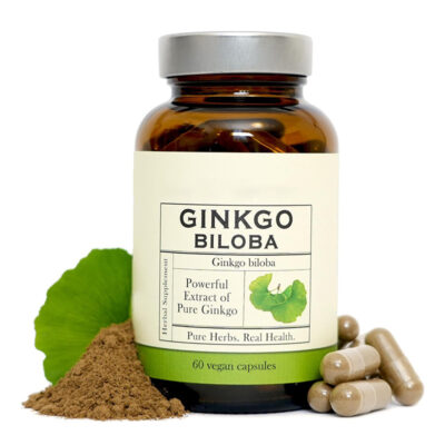 Ginkgo Biloba Supplements 500 mg Extra Strength Supports Brain Function & Memory-Not for Pregnant Women Capsules