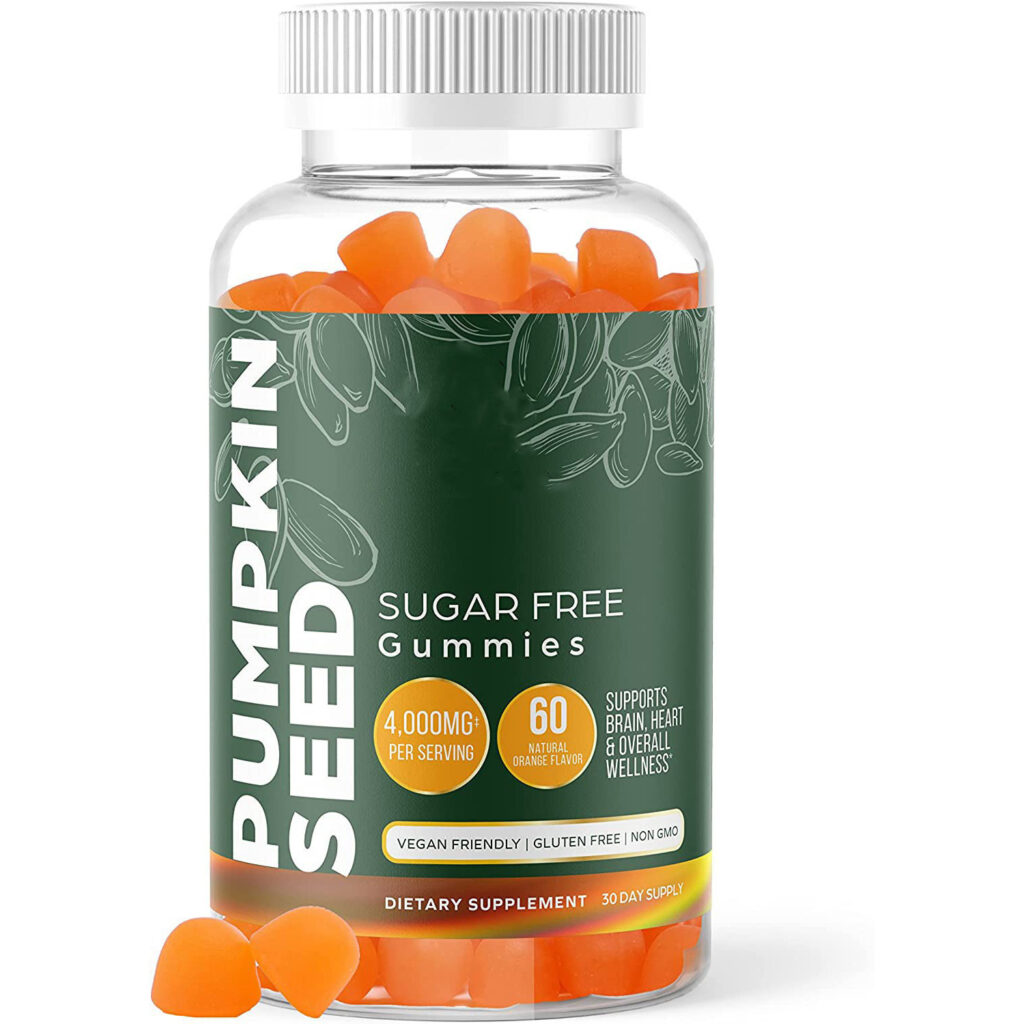 GMP OEM 100% Pure Pumpkin Seed Oil Gummies for Anti Aging Wrinkle Repair Hair Growth Virgin Natural Pumpkin Seed Oil