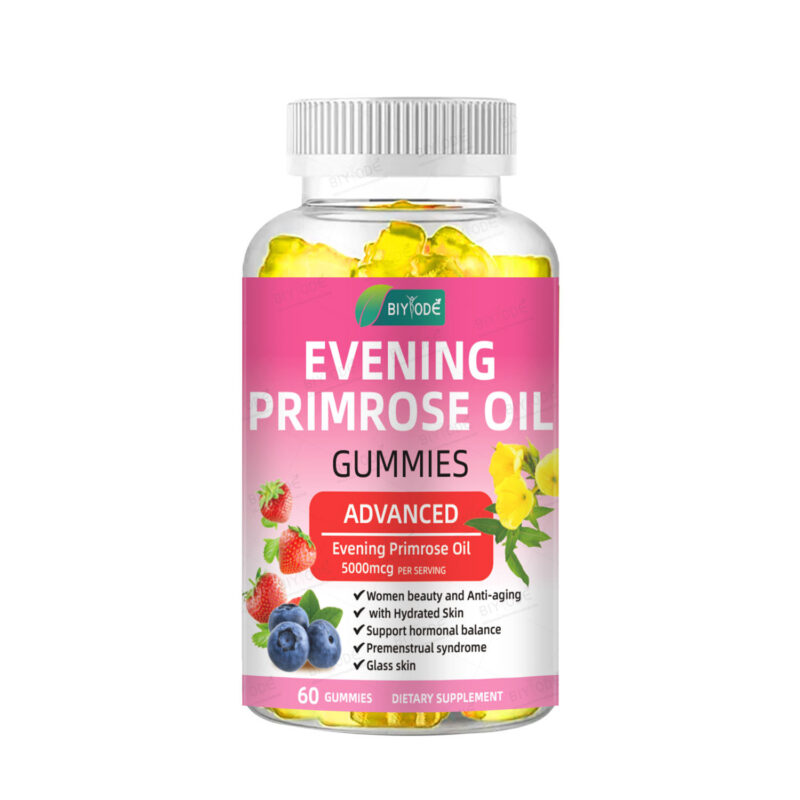 Evening Primrose Oil Herbal Supplement OEM/ODM Private Label Natural Evening Primrose Oil Gummies