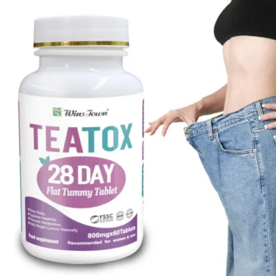 Stock GMP Factory Custom Label High Quality Teatox Chewable Tablets Lipids Dietary Supplements for Weight of Loss